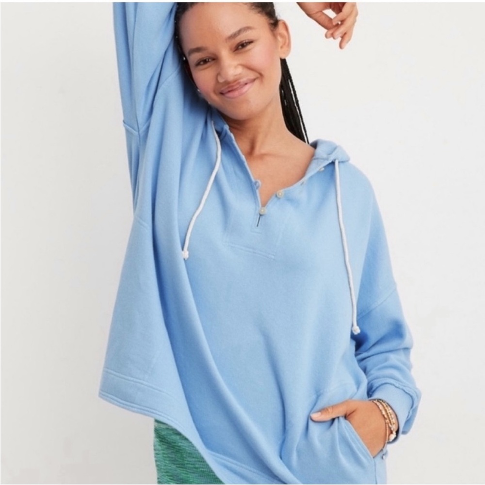 Aerie Beach Weekend Oversized Terry Hoodie